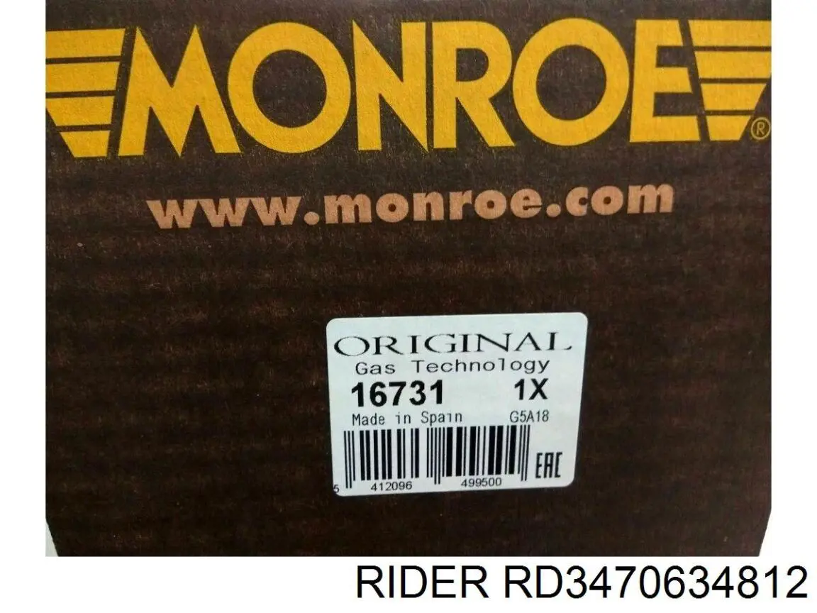 Стойка амортизатора передняя Rider RD3470634812 цена, от 32.36 USD
