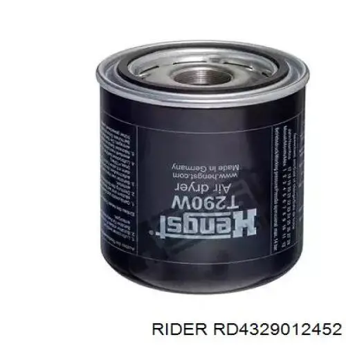 RD4329012452 Rider фильтр осушителя воздуха (влагомаслоотделителя (TRUCK))
