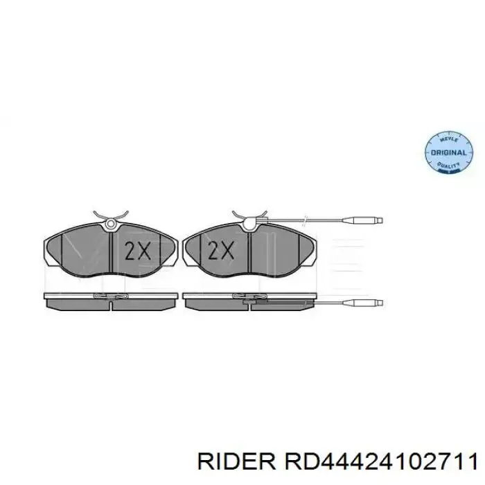 RD44424102711 Rider Трос ручного тормоза