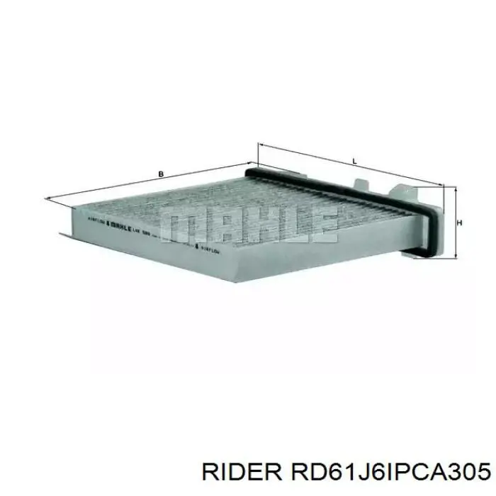 RD61J6IPCA305 Rider Внутрисалонный фильтр