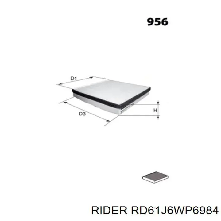 Фильтр салона RD61J6WP6984 Rider