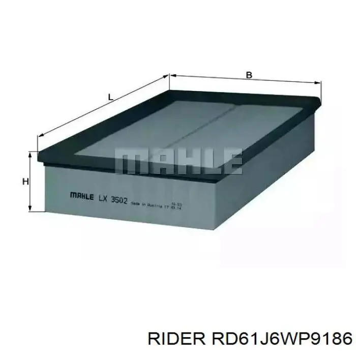 Filtro de salão RD61J6WP9186 Rider