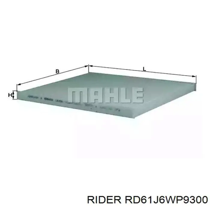 Фільтр салону вугільний RD61J6WP9300 Rider