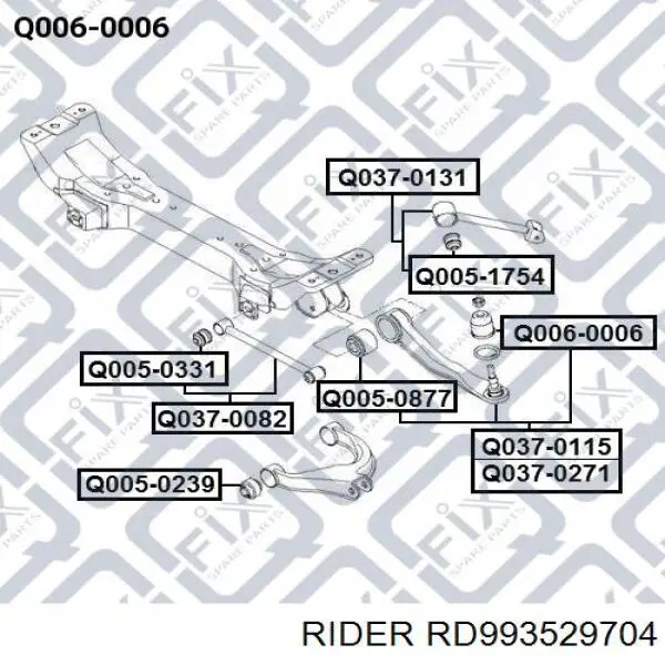 RD993529704 Rider Палец шаровой нижний