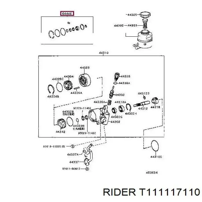 Фильтр тонкой очистки топлива Rider T111117110 цена, от 3.38 USD