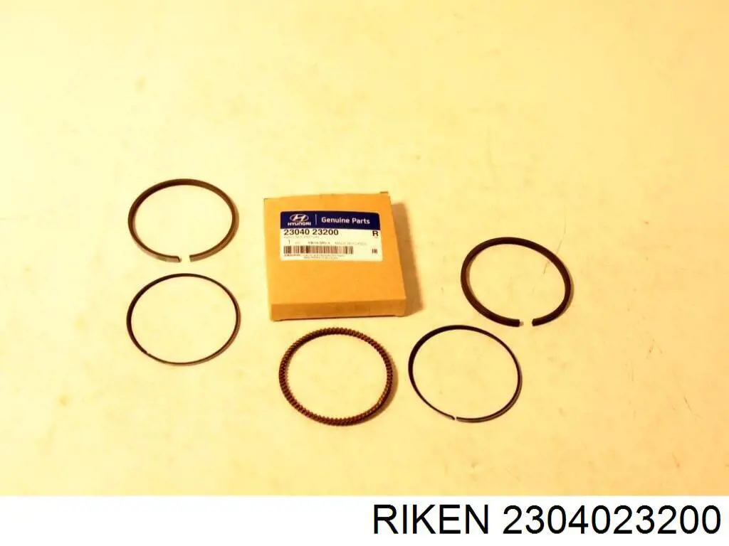 2304023200 Riken кольца поршневые комплект на мотор, std.
