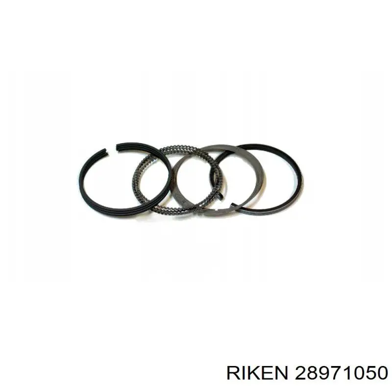 Кольца поршневые комплект на мотор, 2-й ремонт (+0,50) RIKEN 28971050