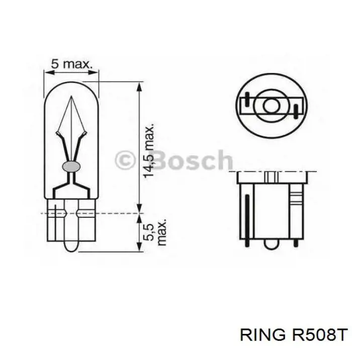 Лампочка панели приборов R508T Ring