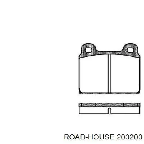 Передние тормозные колодки 200200 Road House