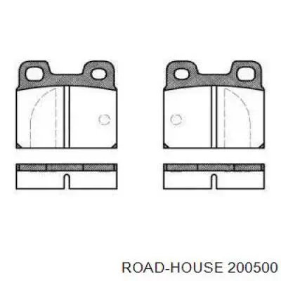 Задние тормозные колодки 200500 Road House