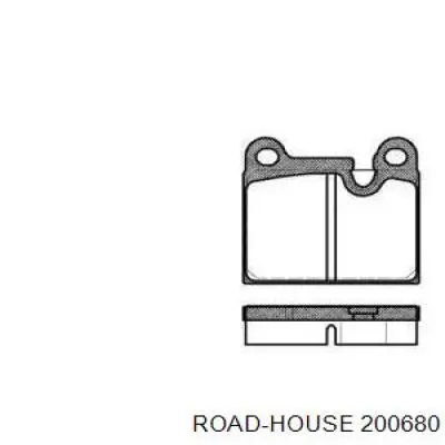 Задние тормозные колодки 200680 Road House