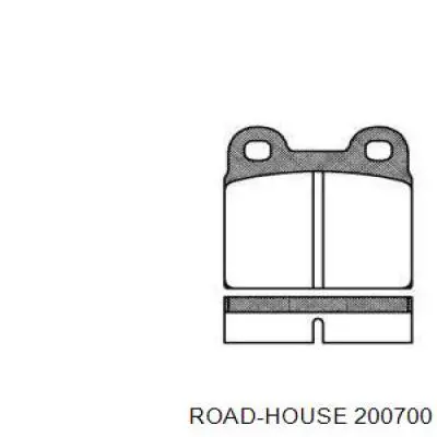 Колодки гальмові задні, дискові 200700 Road House
