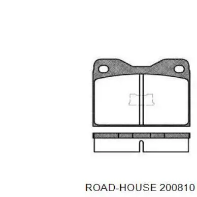 Передние тормозные колодки 200810 Road House