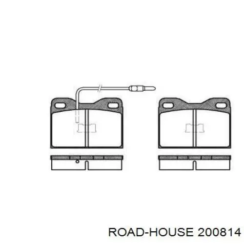 Передние тормозные колодки 200814 Road House