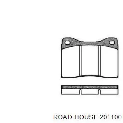 201100 Road House передние тормозные колодки