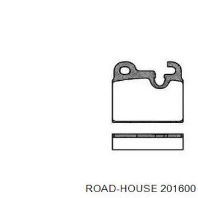 Задние тормозные колодки 201600 Road House