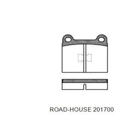 201700 Road House колодки тормозные передние дисковые