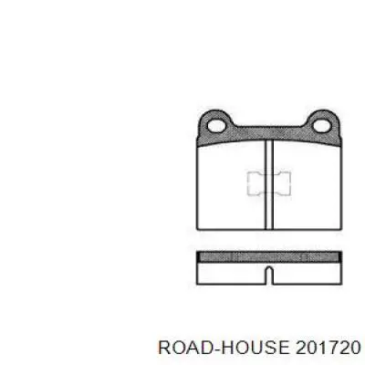 201720 Road House колодки тормозные передние дисковые