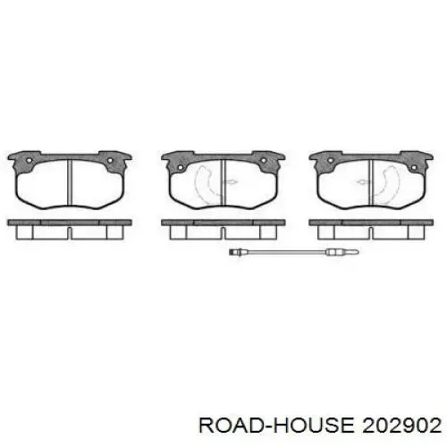 Передние тормозные колодки 202902 Road House