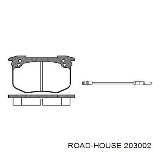 Передние тормозные колодки 203002 Road House