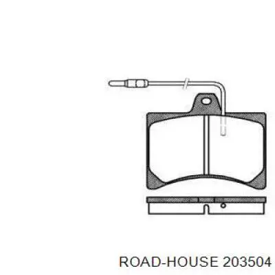 Передние тормозные колодки 203504 Road House