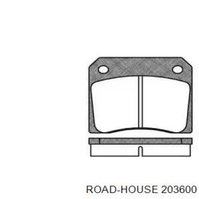 Задние тормозные колодки 203600 Road House