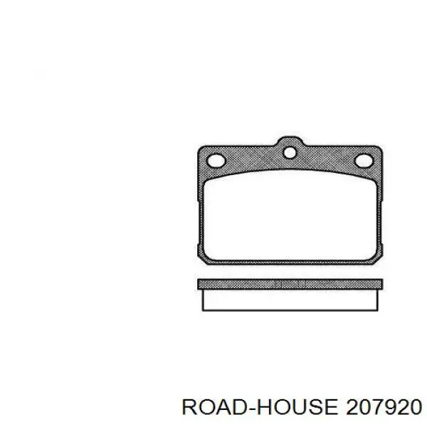 207920 Road House колодки тормозные передние дисковые