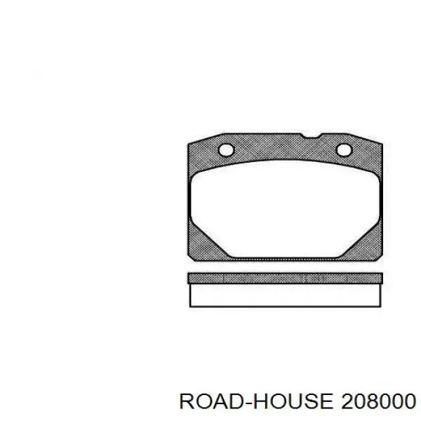 208000 Road House колодки тормозные передние дисковые