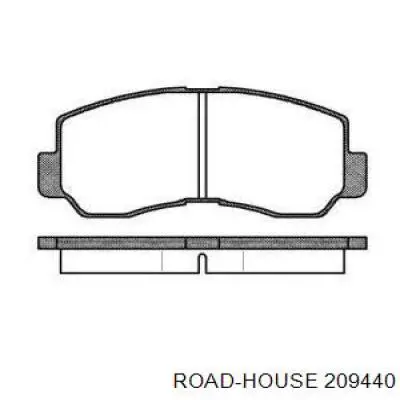 Передние тормозные колодки 209440 Road House