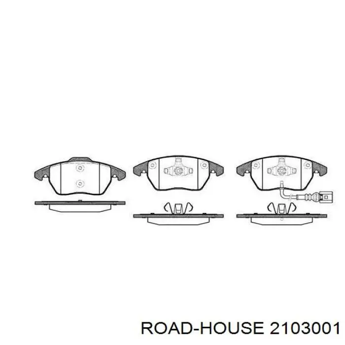 21030.01 Road House передние тормозные колодки