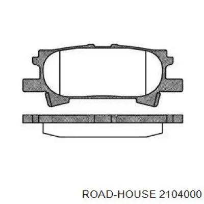 Задние тормозные колодки 2104000 Road House