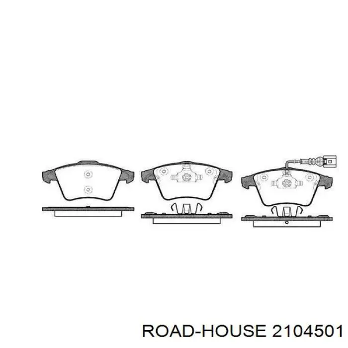 21045.01 Road House передние тормозные колодки