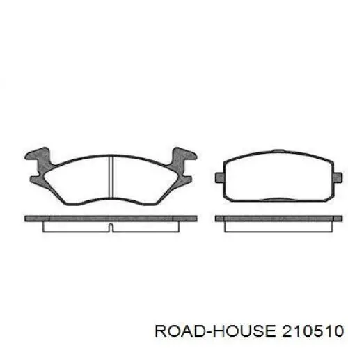 2105.10 Road House передние тормозные колодки