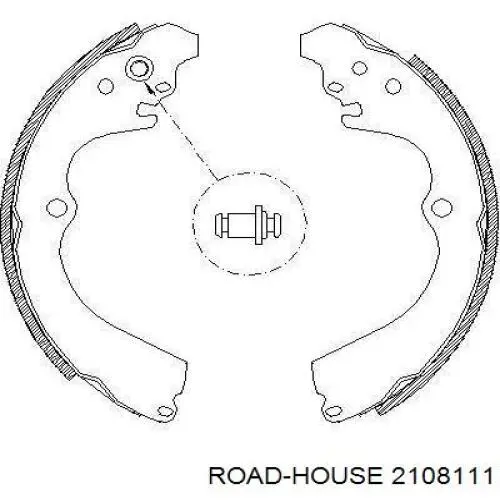 Передние тормозные колодки 2108111 Road House