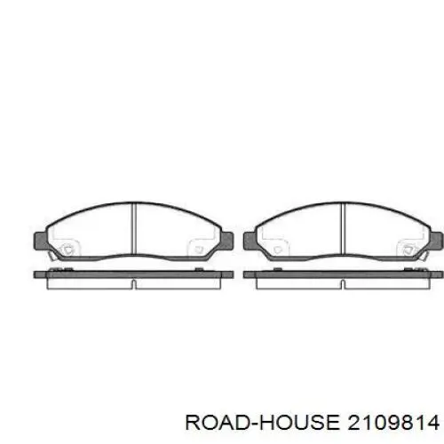 Передние тормозные колодки 2109814 Road House