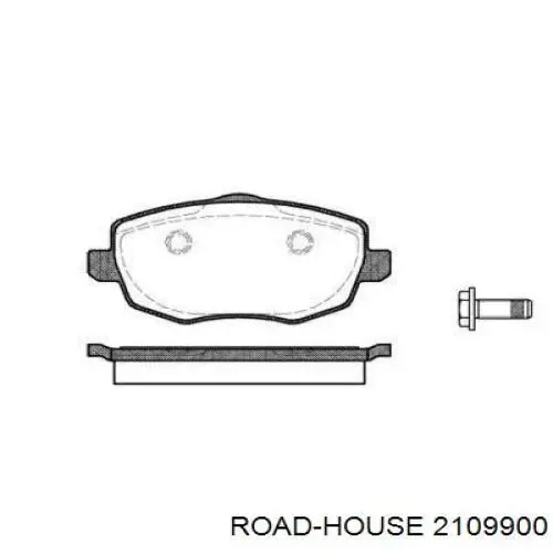 Передние тормозные колодки 2109900 Road House