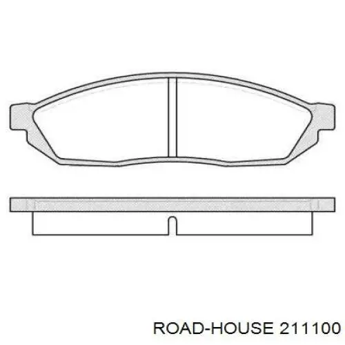 Передние тормозные колодки 211100 Road House