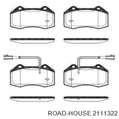 Передние тормозные колодки 2111322 Road House