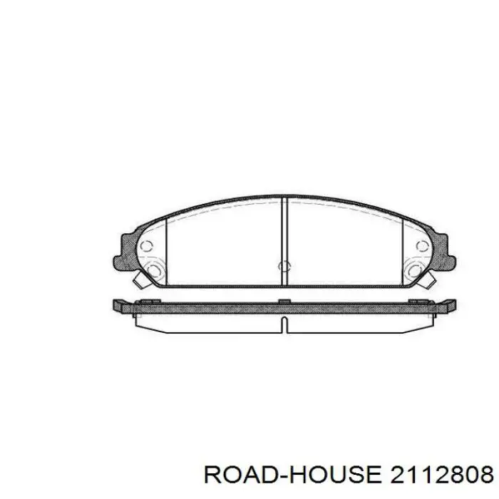 Передние тормозные колодки 2112808 Road House