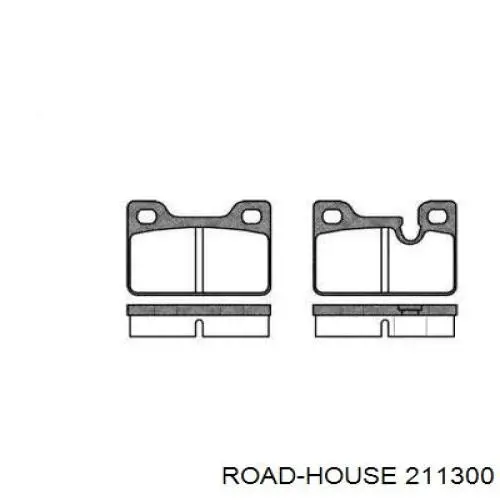 211300 Road House колодки тормозные задние дисковые