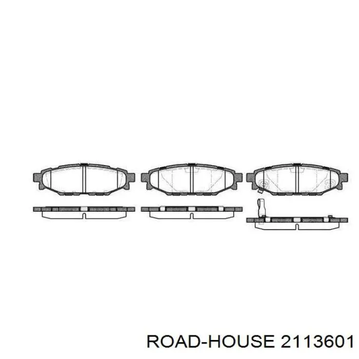2113601 Road House задние тормозные колодки
