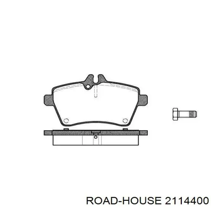 Передние тормозные колодки 2114400 Road House