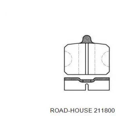 211800 Road House колодки тормозные передние дисковые