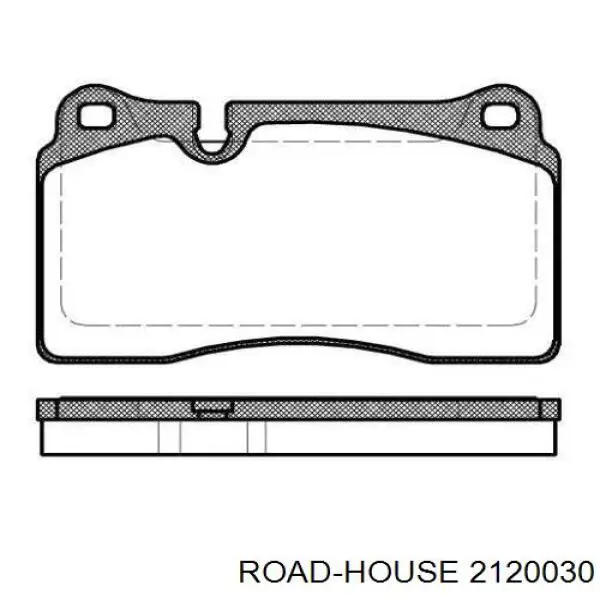 Передние тормозные колодки 2120030 Road House