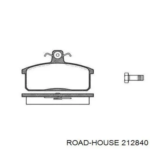 Передние тормозные колодки 212840 Road House