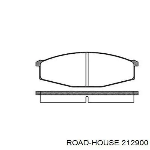 212900 Road House колодки тормозные передние дисковые