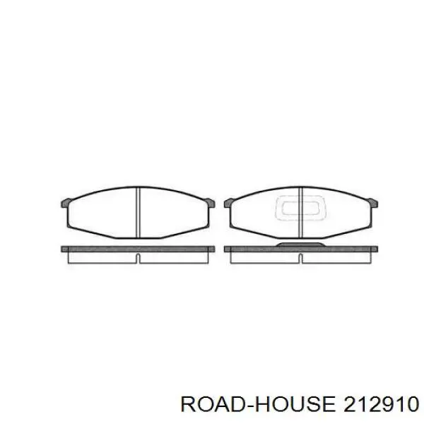 Передние тормозные колодки 212910 Road House