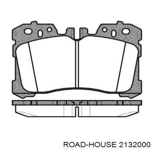 Передние тормозные колодки 2132000 Road House