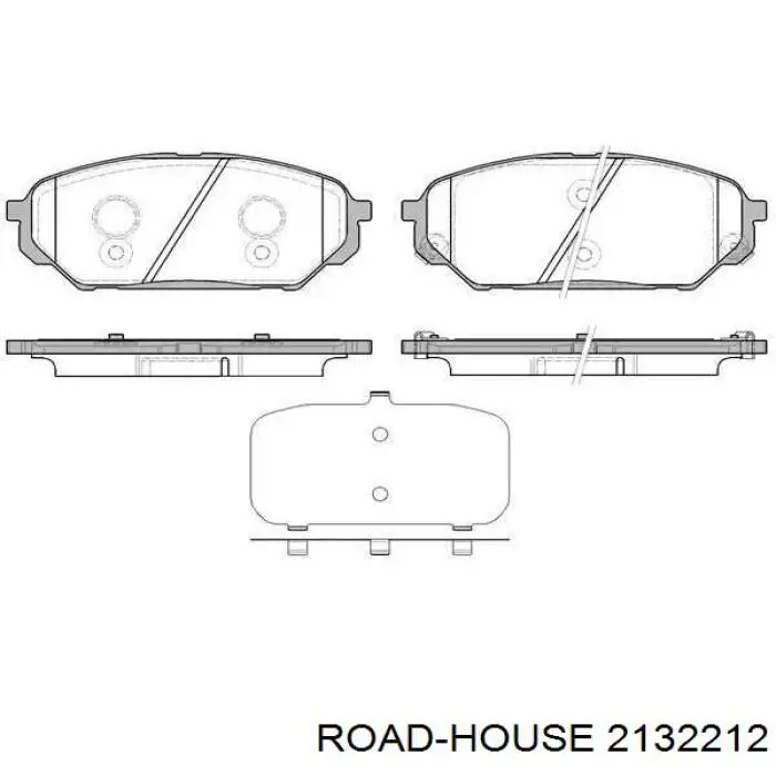 Передние тормозные колодки 2132212 Road House