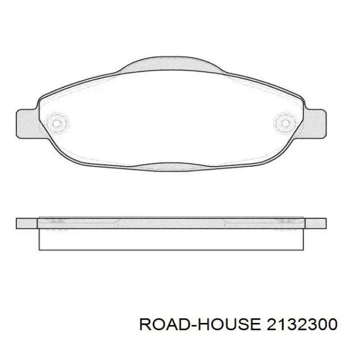 Передние тормозные колодки 2132300 Road House